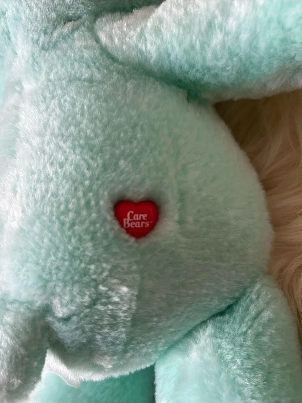 Vintage Y2K Care Bears Plush Glow A Lot Wish Bear 2003 Play Along Toys Toy